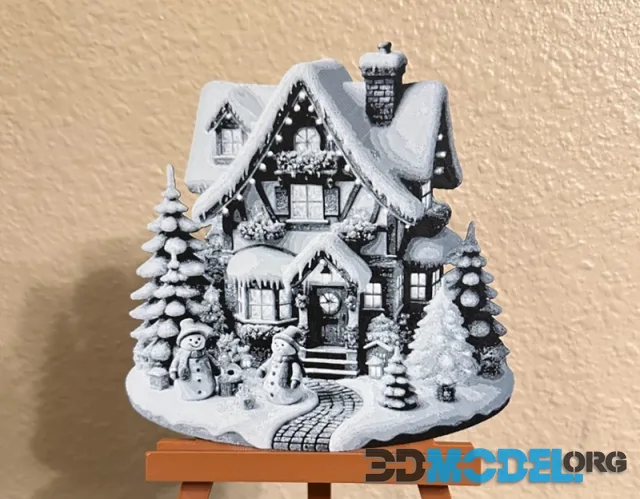 Christmas Cottage – Printable