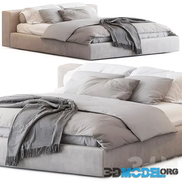 Modern double bed Kubic 24 by Desiree