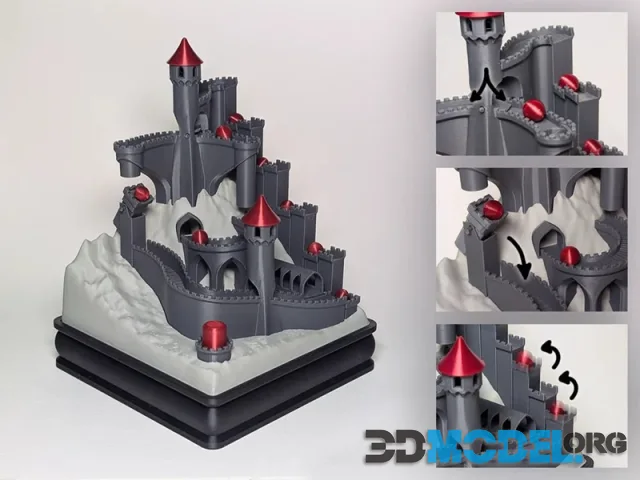 Castle Themed Marble Run – Printable