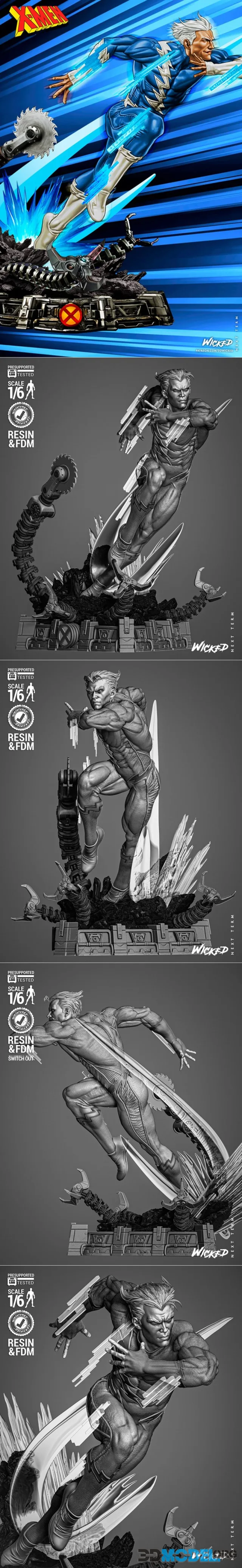 WICKED - Quick Silver Sculpture – Printable
