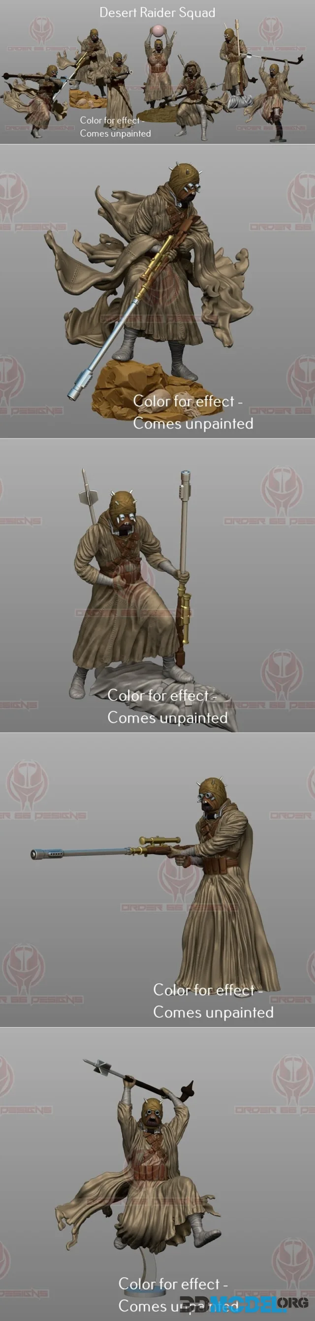 Desert Raider Squad – Printable