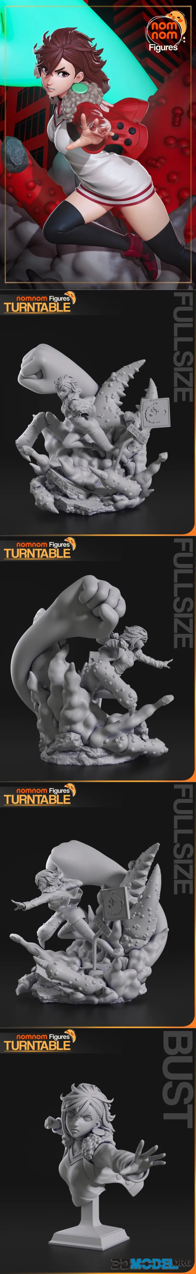 Nomnom Figures - Momo Ayase from Dandadan – Printable