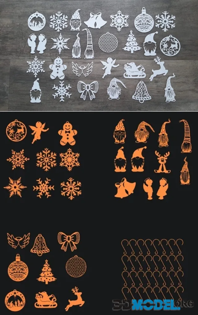 Christmas Tags - Christmas Ornaments – Printable