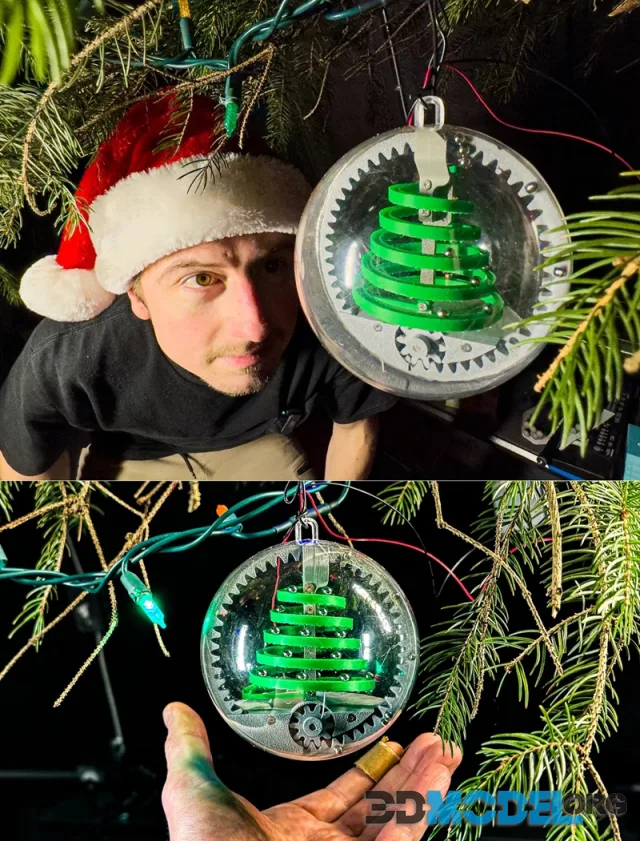 Marble Machine Christmas Ornament – Printable