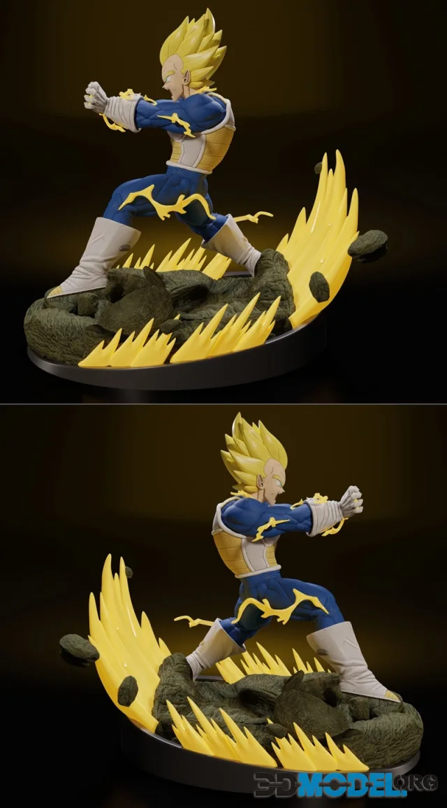 Vegeta Blue from Dragonball – Printable