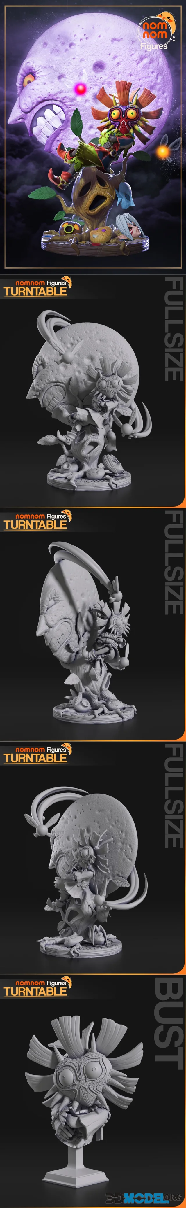 Nomnom Figures - Skull Kid from The Legend of Zelda – Printable