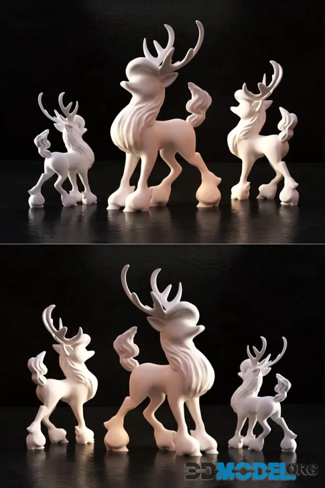 Northern Reindeer Decor – Elegant - Adorable – Printable