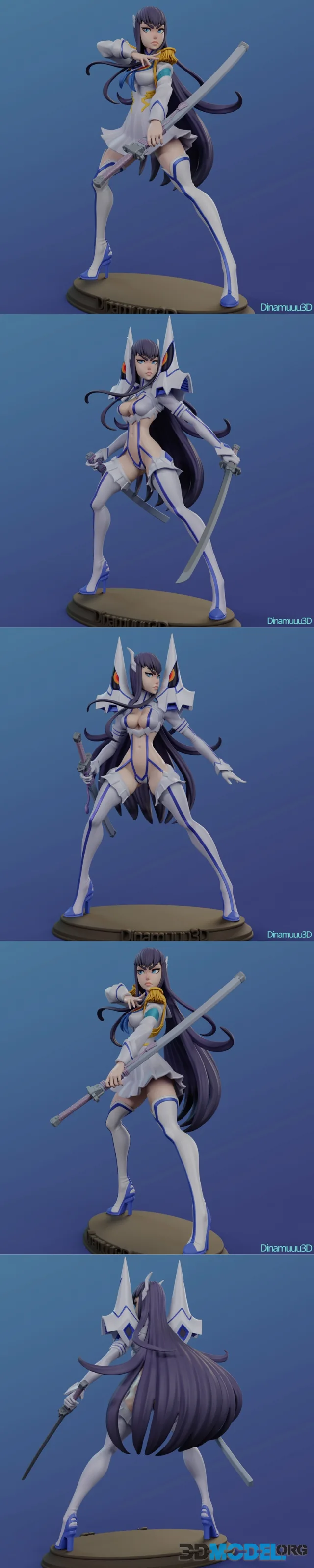 Dinamuuu3D - Kill La Kill - Satsuki Kiryuin – Printable