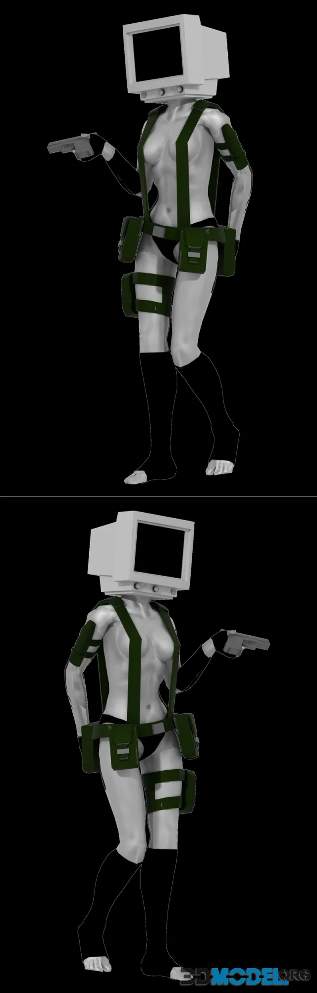 MMG - Military Monitor Girl – Printable