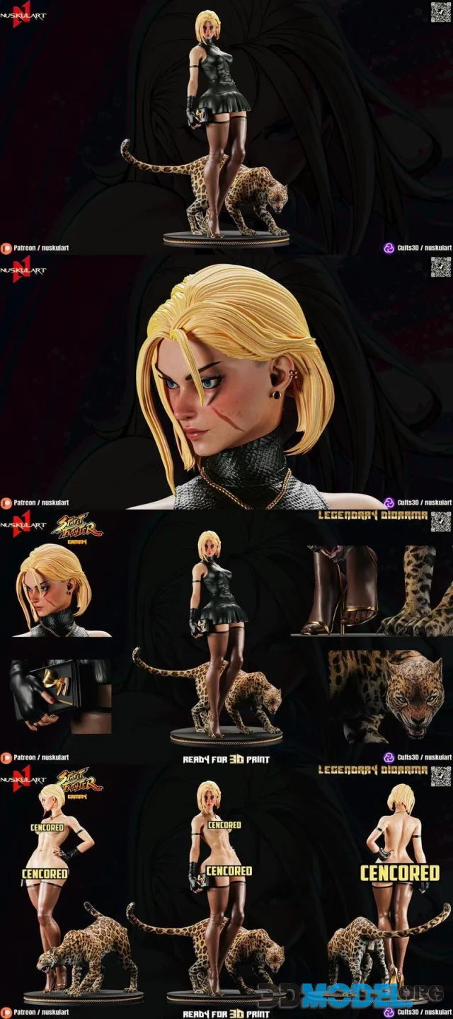 Nuskul Art - Cammy - Streeet Fighter – Printable