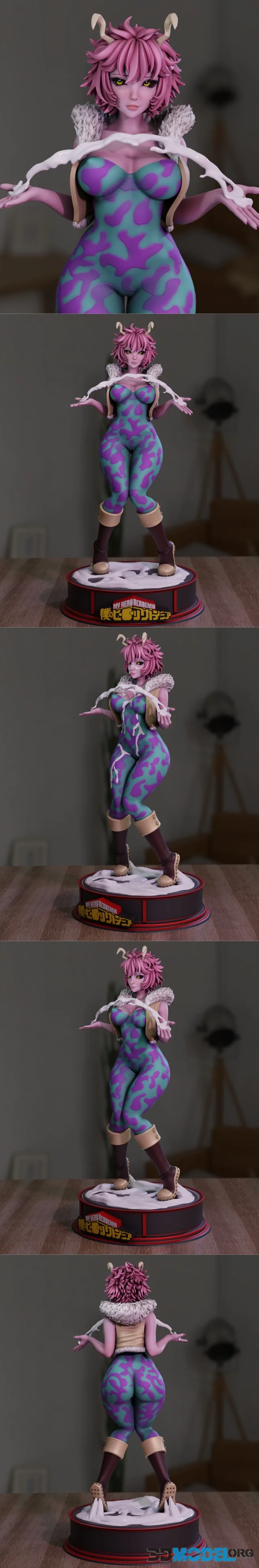 3DMomoji - Mina Ashido – Printable