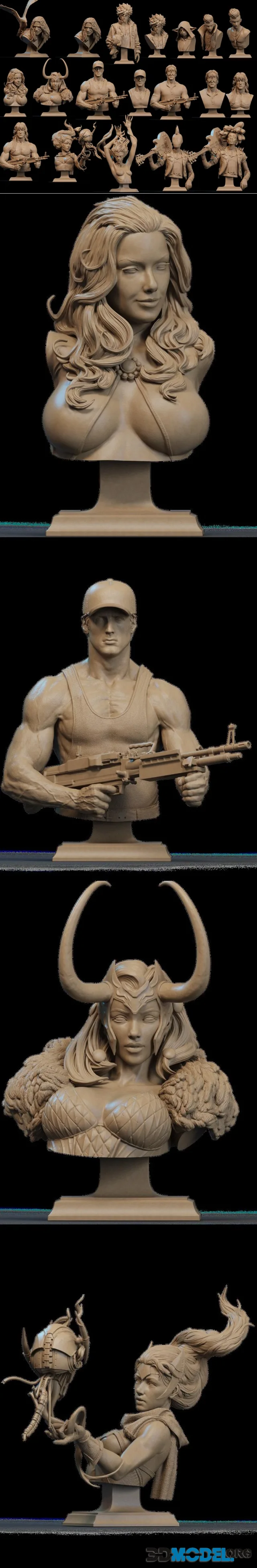 Ca 3d Studios - Busts Release November 2024 – Printable