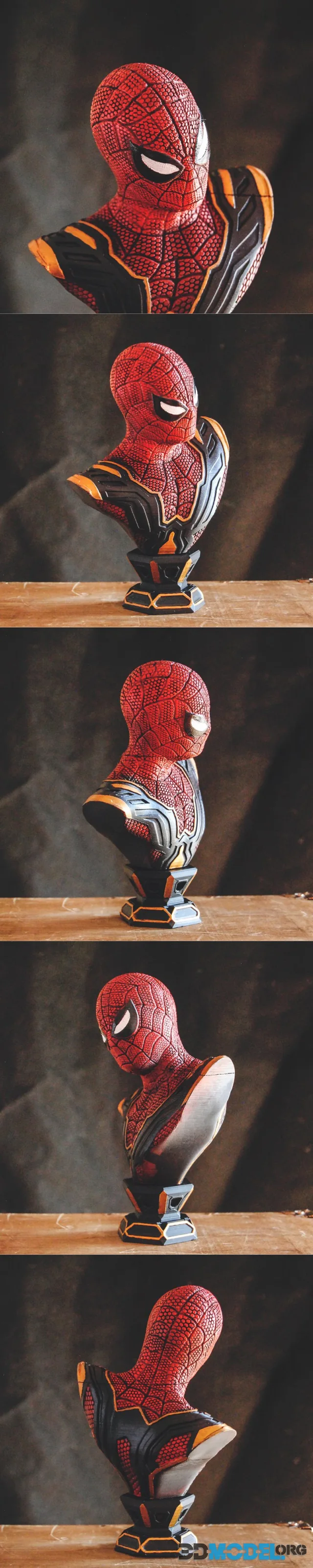 Spider-man Far From Home Bust - Iron Spider – Printable