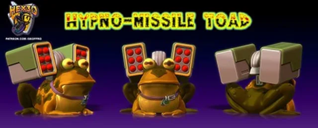 Hex3D - Hypno Missile Toad – Printable