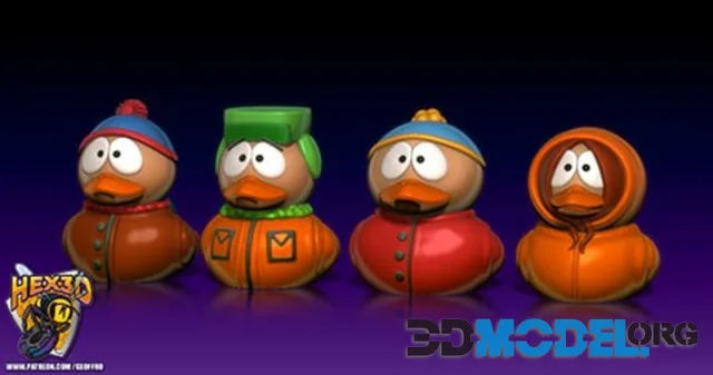 Hex3D - Southpark Duck – Printable