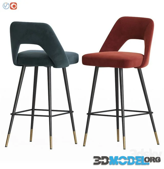 Avorio Bar Stool Eichholtz