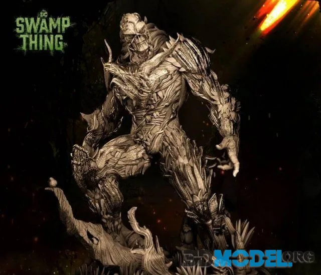 B3dserk – The Swamp Thing Statue