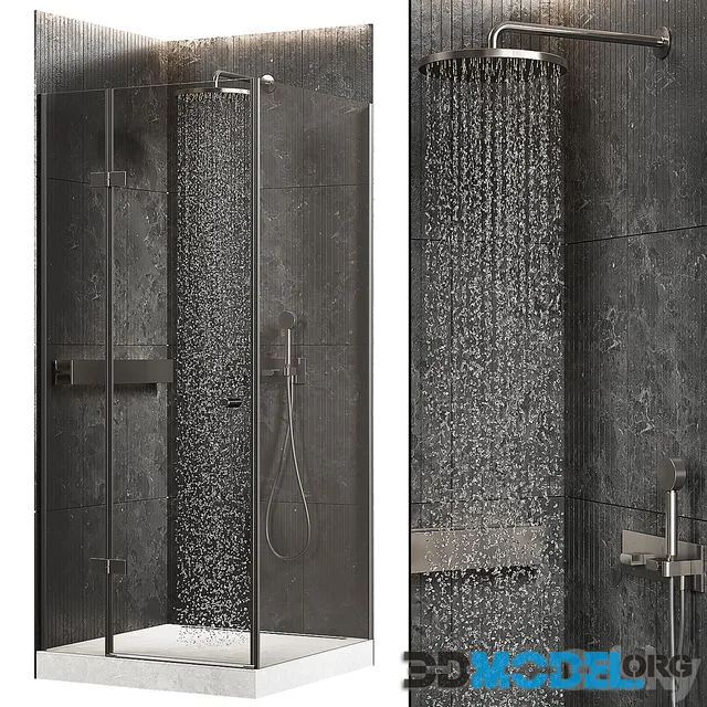 Corner shower