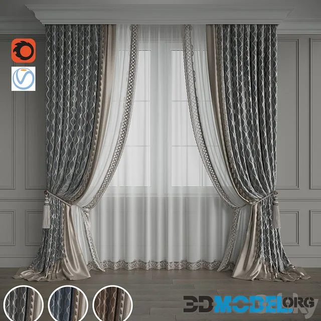 Drapery set 128