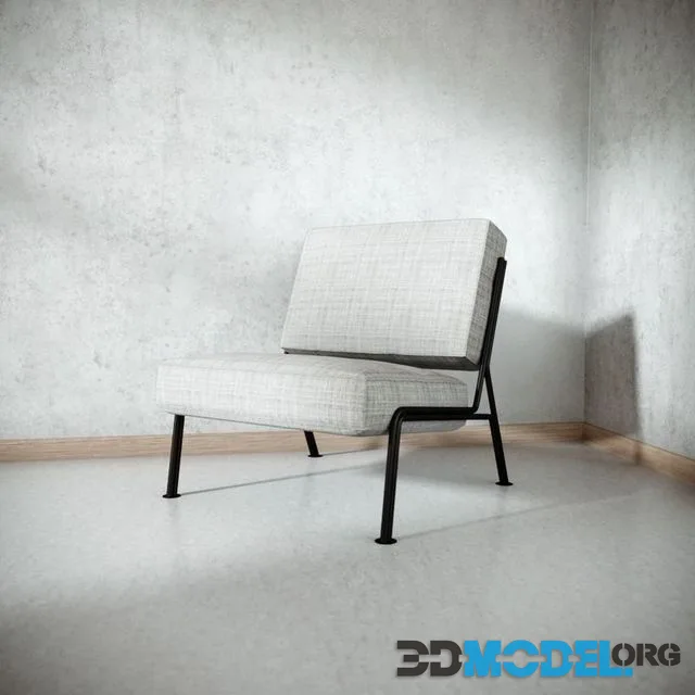 Enameled Metal Lounge (PBR)
