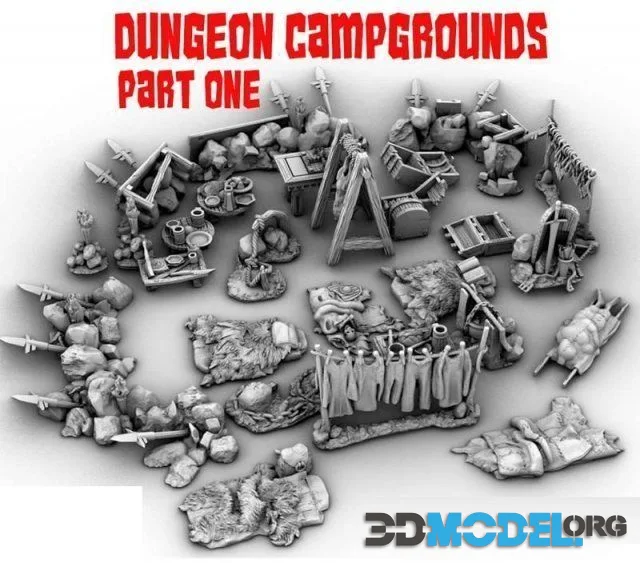 GameScape3D – Evil Temple and Dungeon Campground