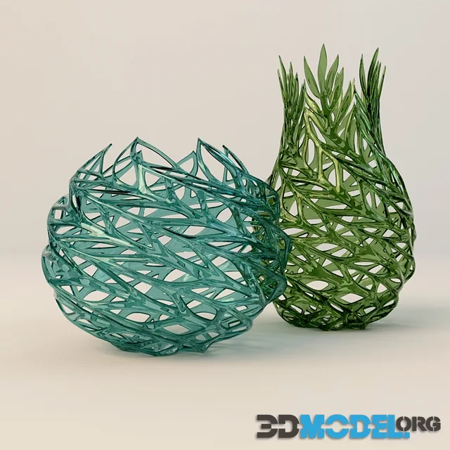 Glass vases