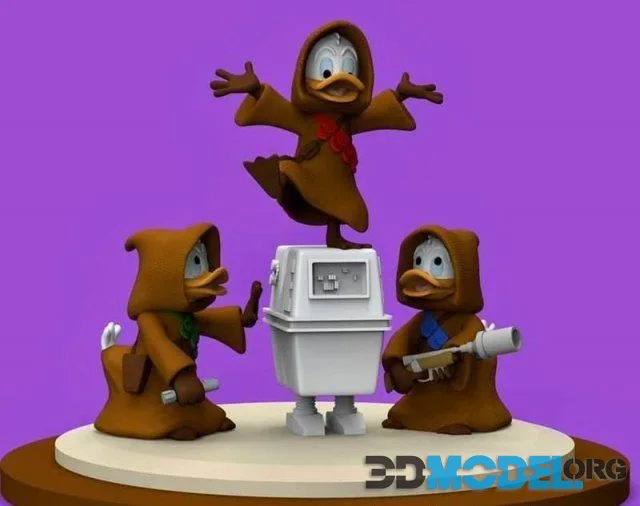 Huey Dewey and Louie Jawa’s