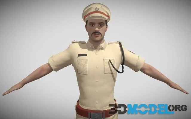 Indian Police Man