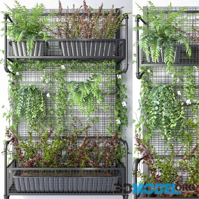 JC Wall Grid Plant Pot 5