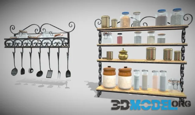 Kitchen Appliances Iron_Cucina (PBR)