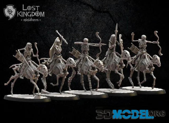 Lost Kingdom Miniatures – Horsemen Skelet