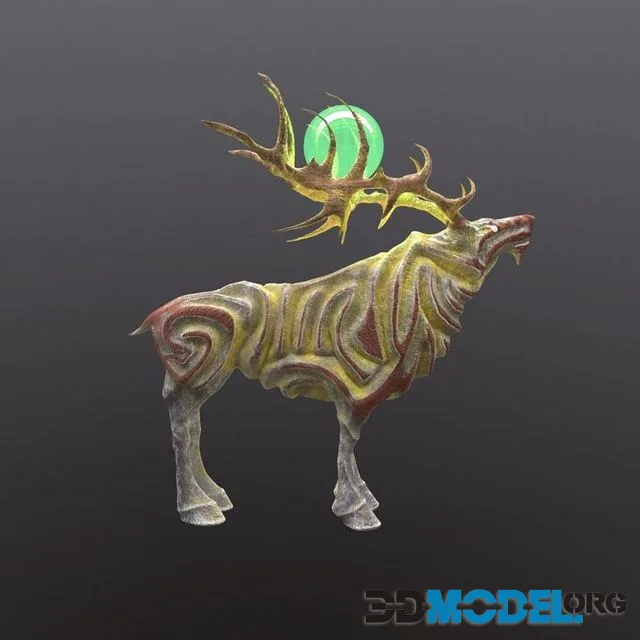 Magic Stone Deer (PBR)