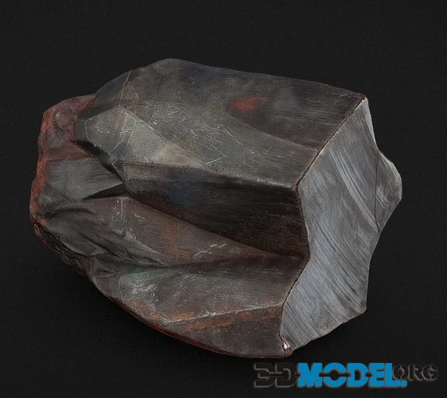Metallic Looking Crystals Of Hematite