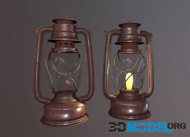 Oil Lamp (PBR)