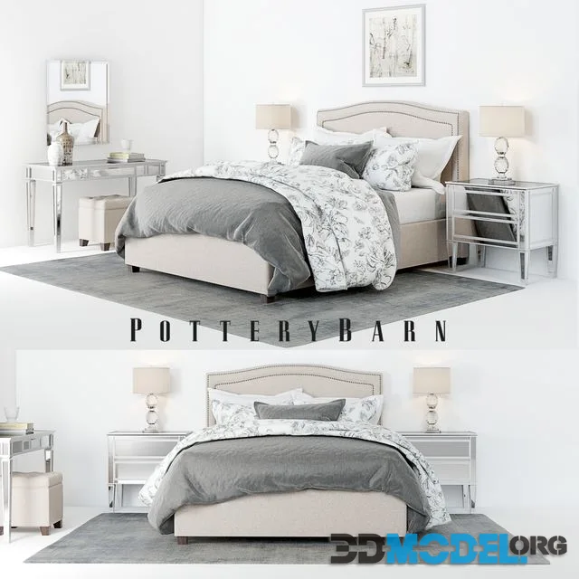 Pottery Barn Tamsen Bed set 01