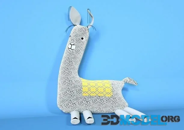 Soft Toy Of Lama (PBR)
