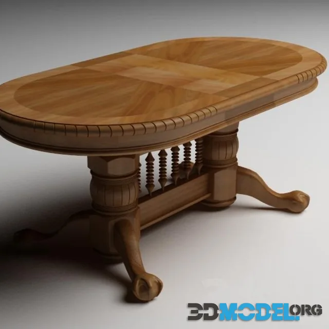 Table oval classi