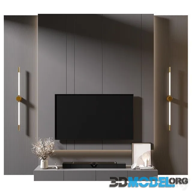 TV Wall set 1038