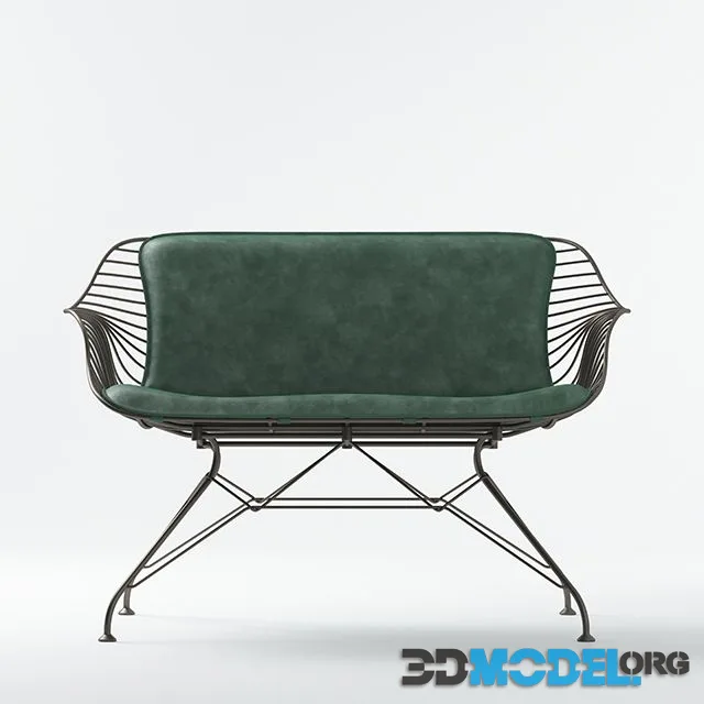 Wire lounge sofa
