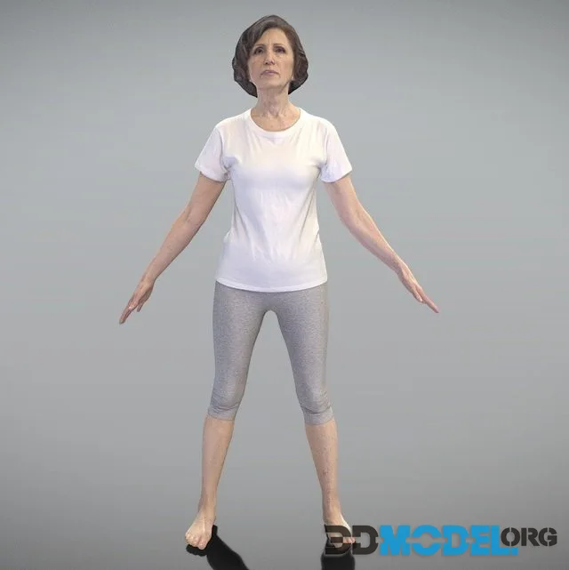 Woman In Sportswear Ready For Rigging 374 (PBR)