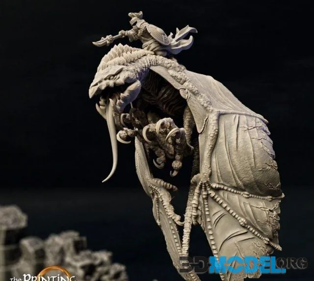 Wraithbeast with Dark Rider – B