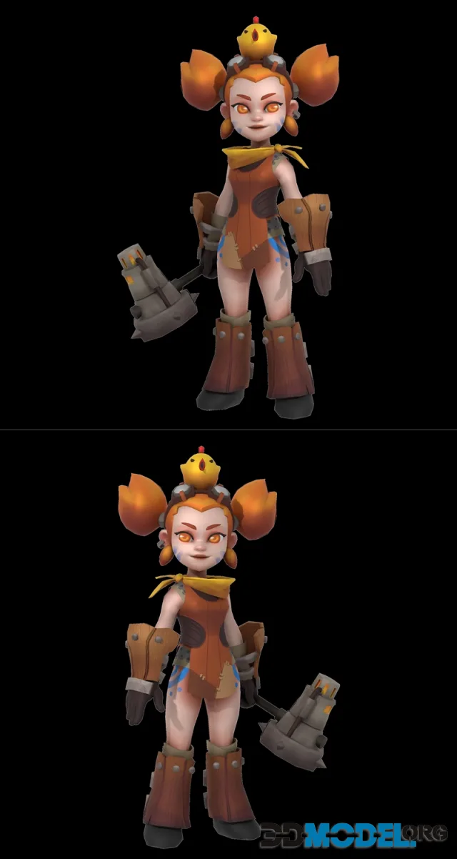 Cartoony Blacksmith – Printable