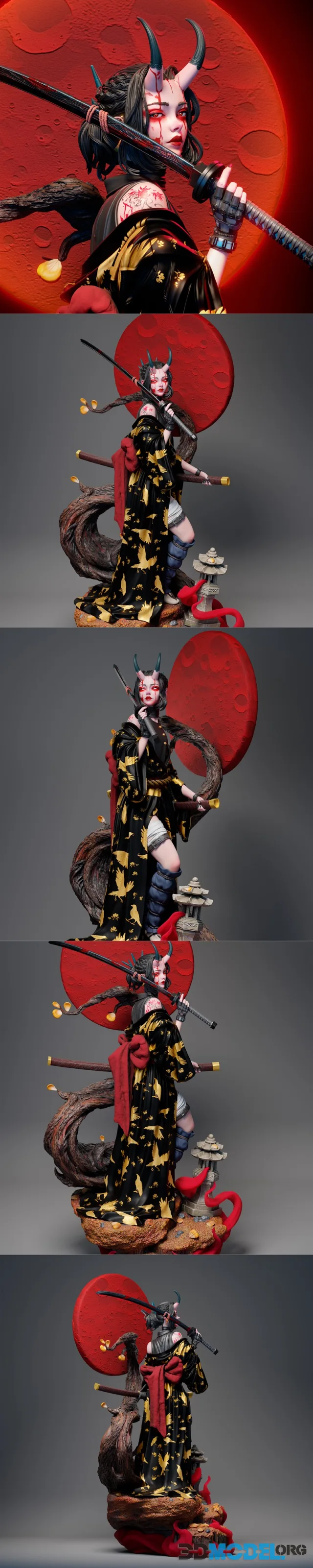 Ca 3d Studios - Oni – Printable
