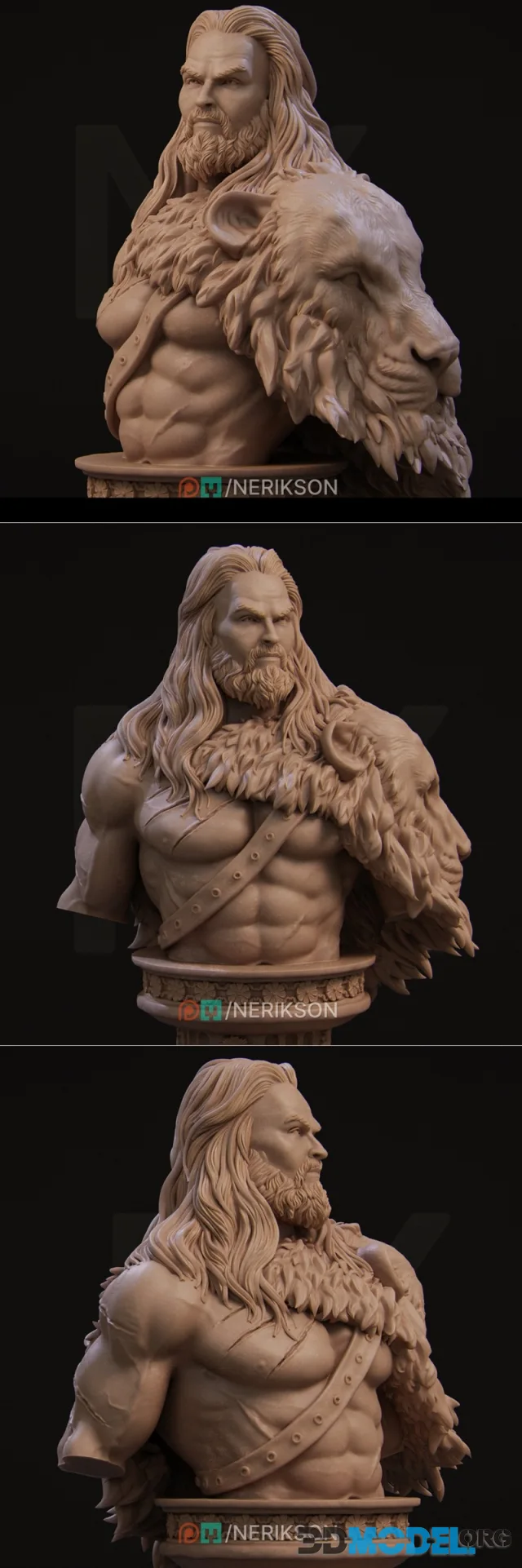 Nerikson - Heracles Bust – Printable