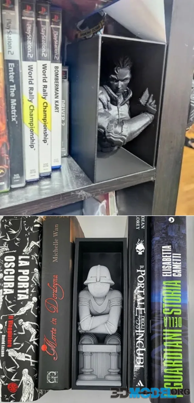 Solidsnake Book Nook and Pedone HP Book Nook – Printable