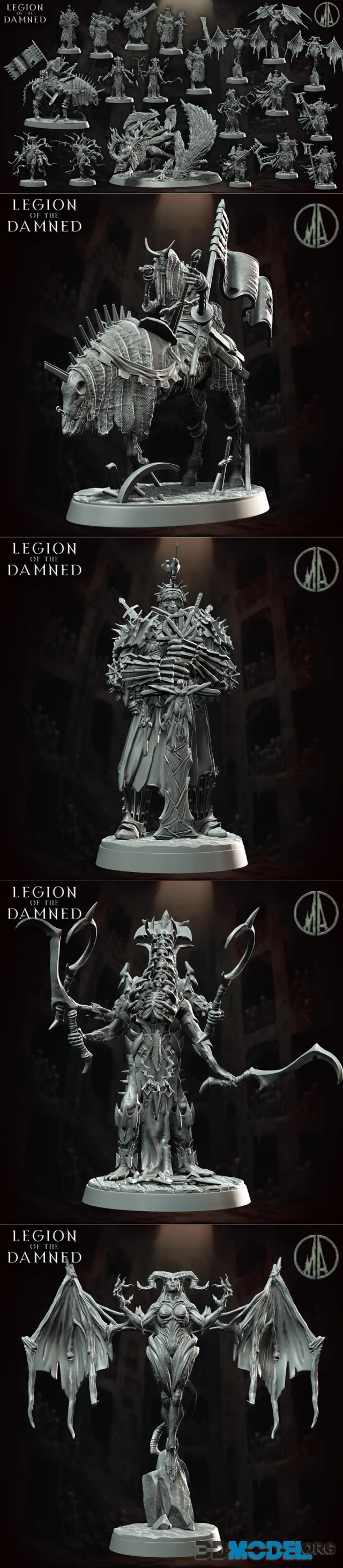 Monolith Arts - Legion of the Damned January 2024 – Printable