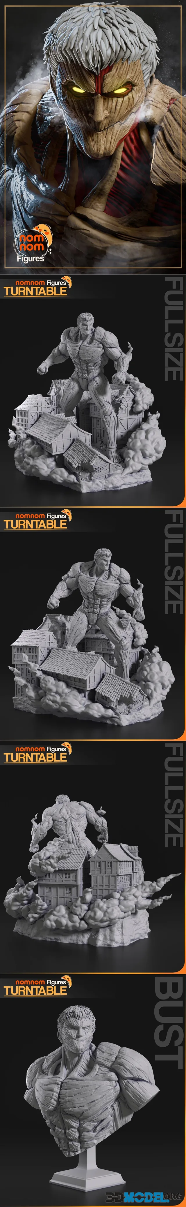 NomNom Figures - Armored Titan - Attack on Titan – Printable