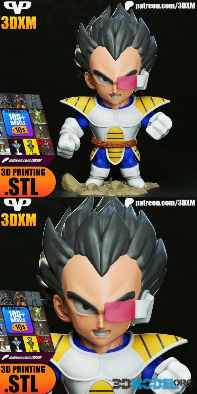 Vegeta Chibi – Printable