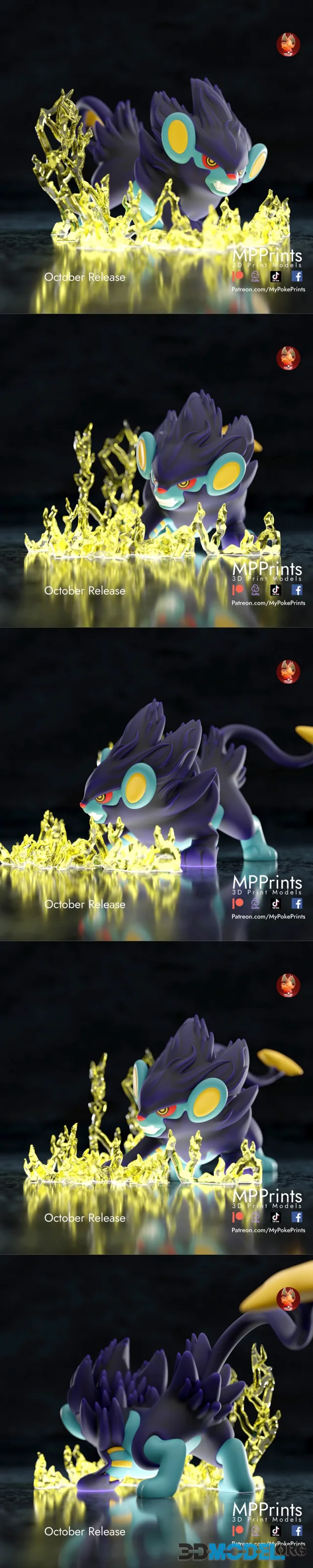 Luxray – Printable