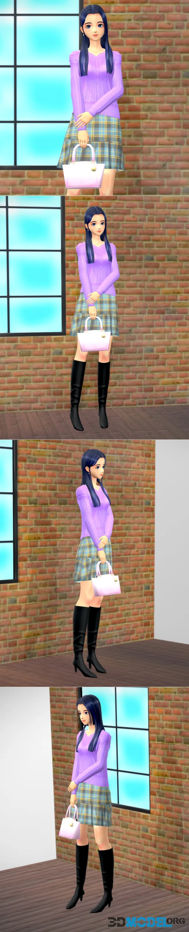 A certain J girl at the window – Printable